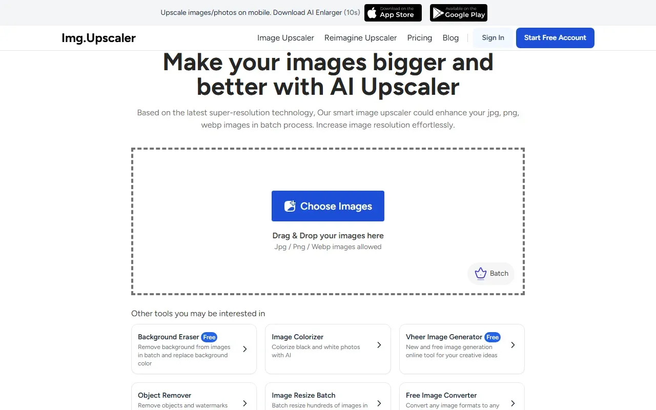 Imgupscaler 截图
