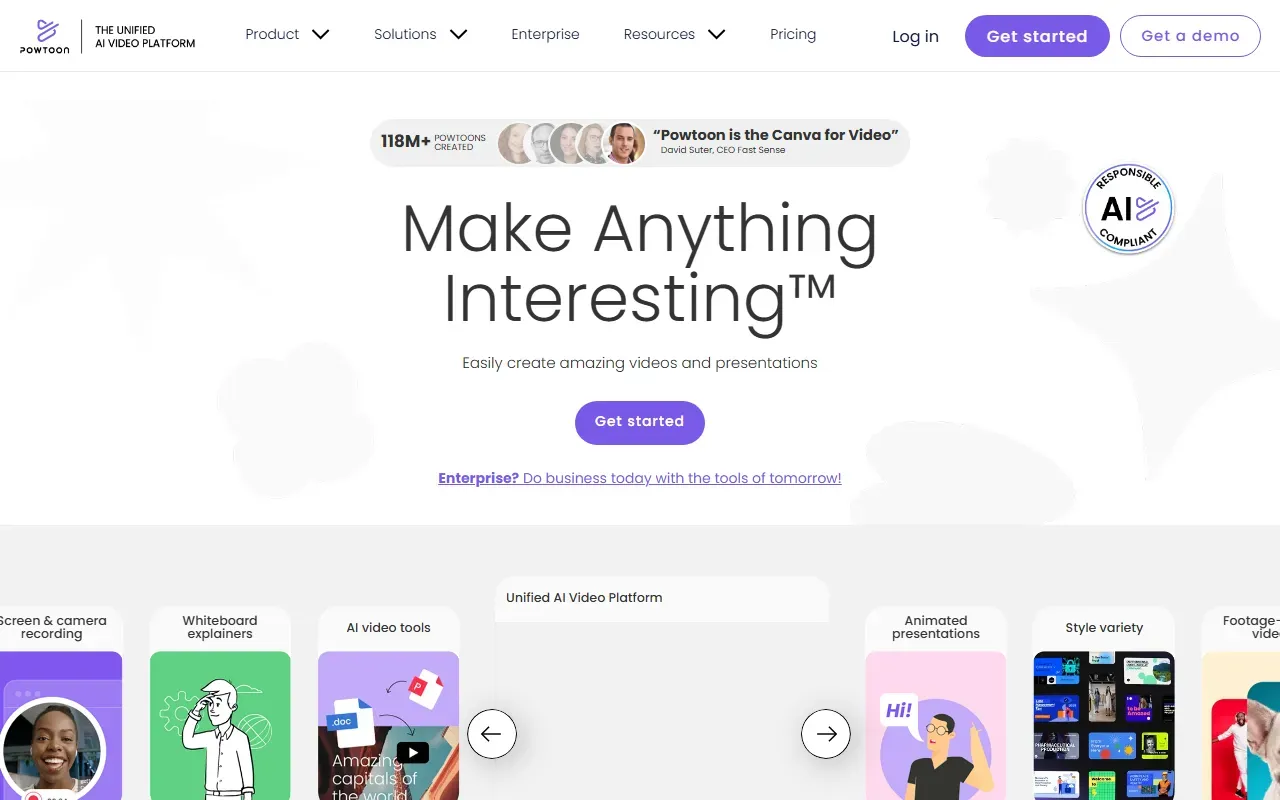 Powtoon 截图