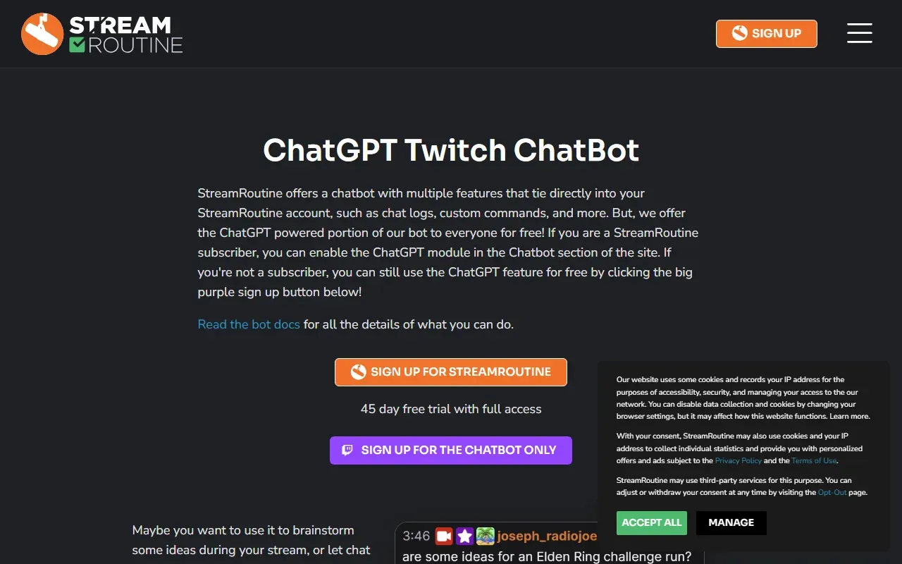 Streamroutine 截图