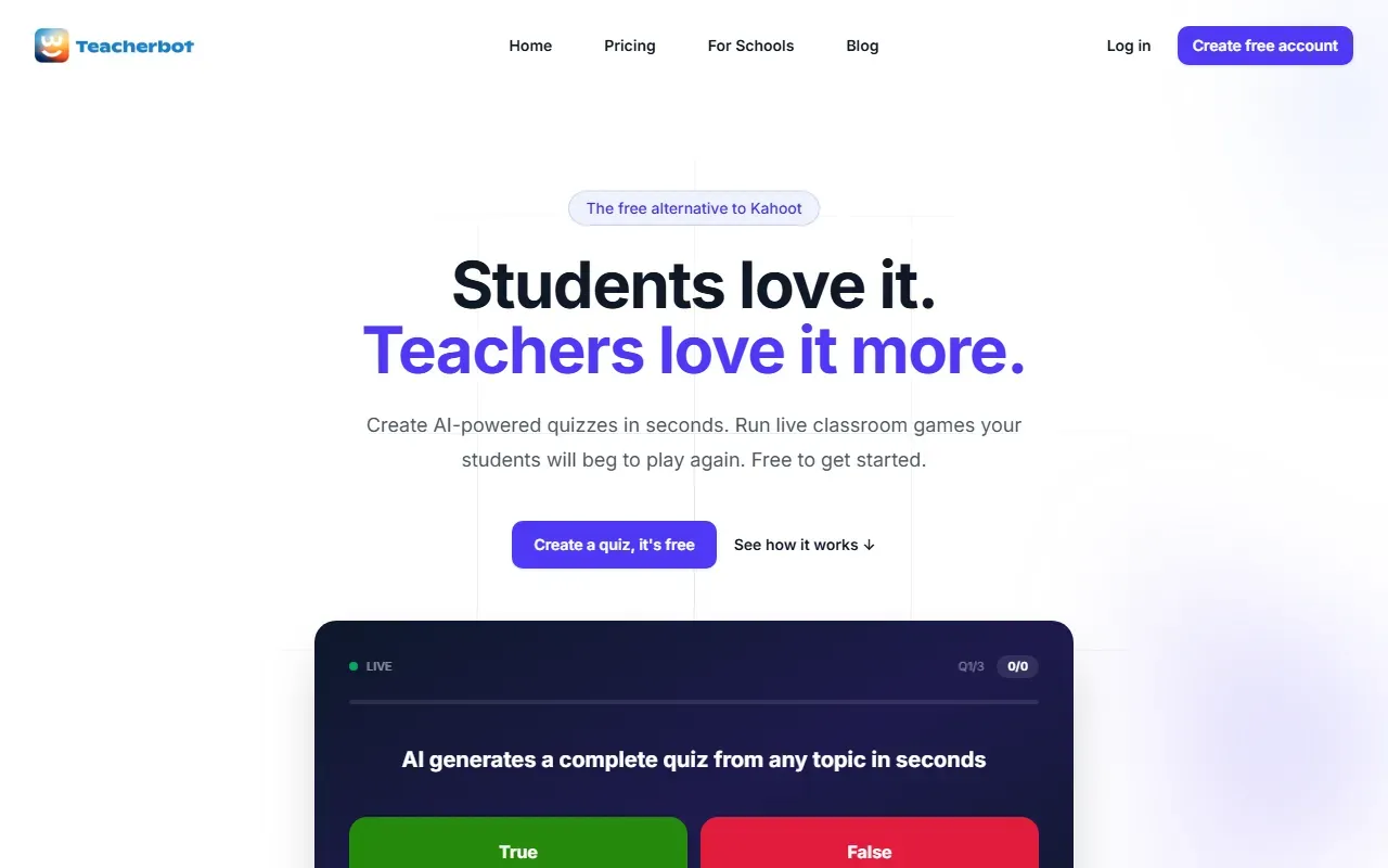 Teacherbot 截图