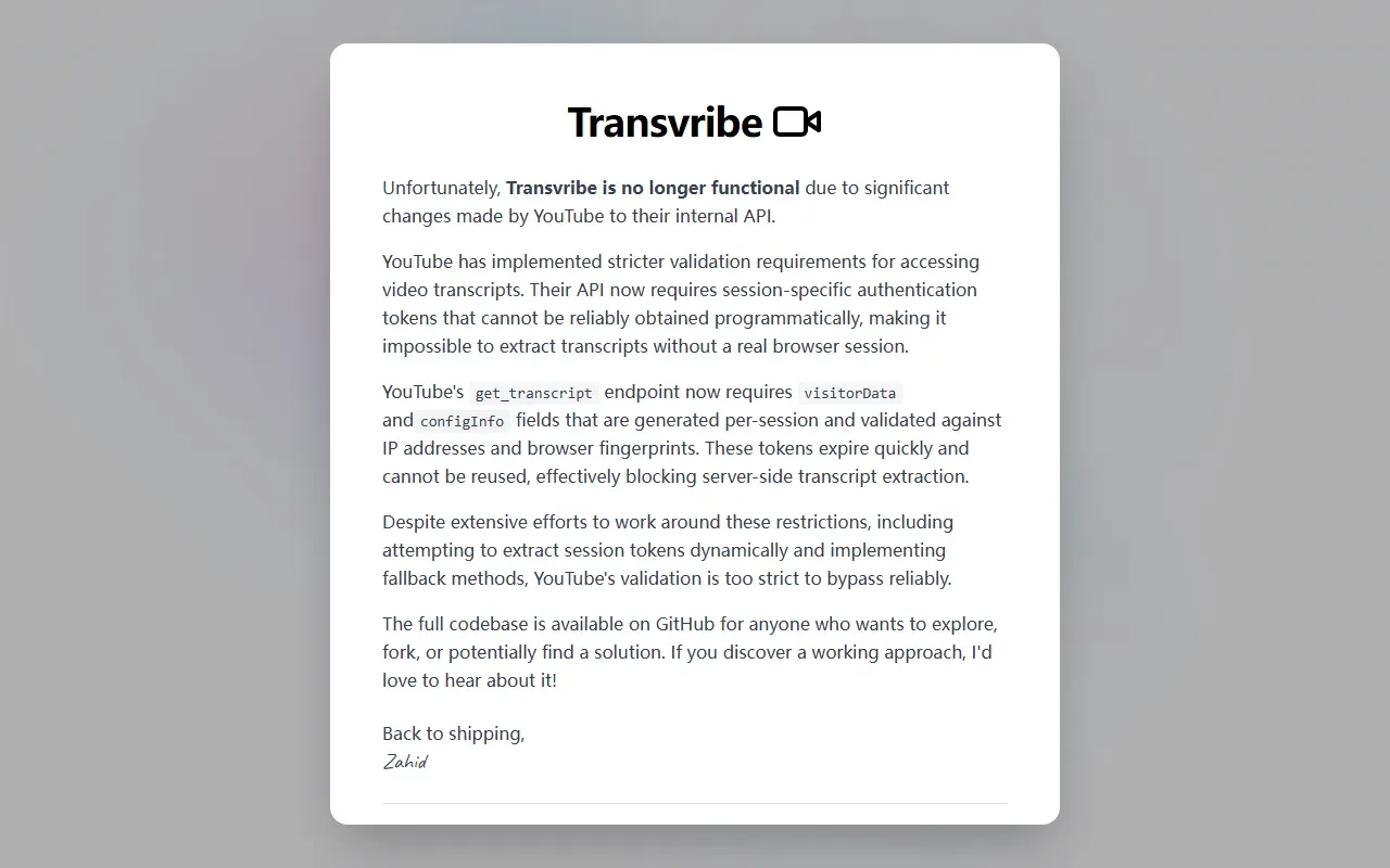 Transvribe 截图