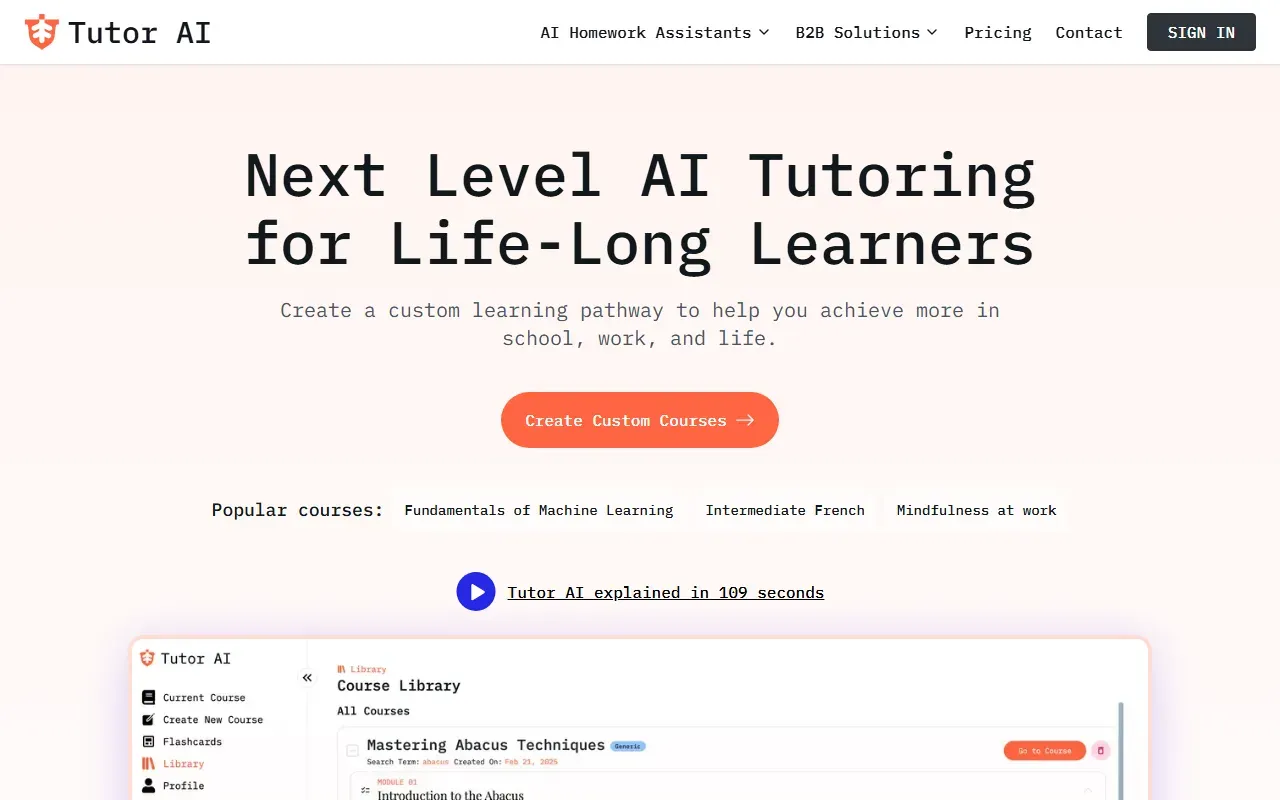 TutorAI 截图