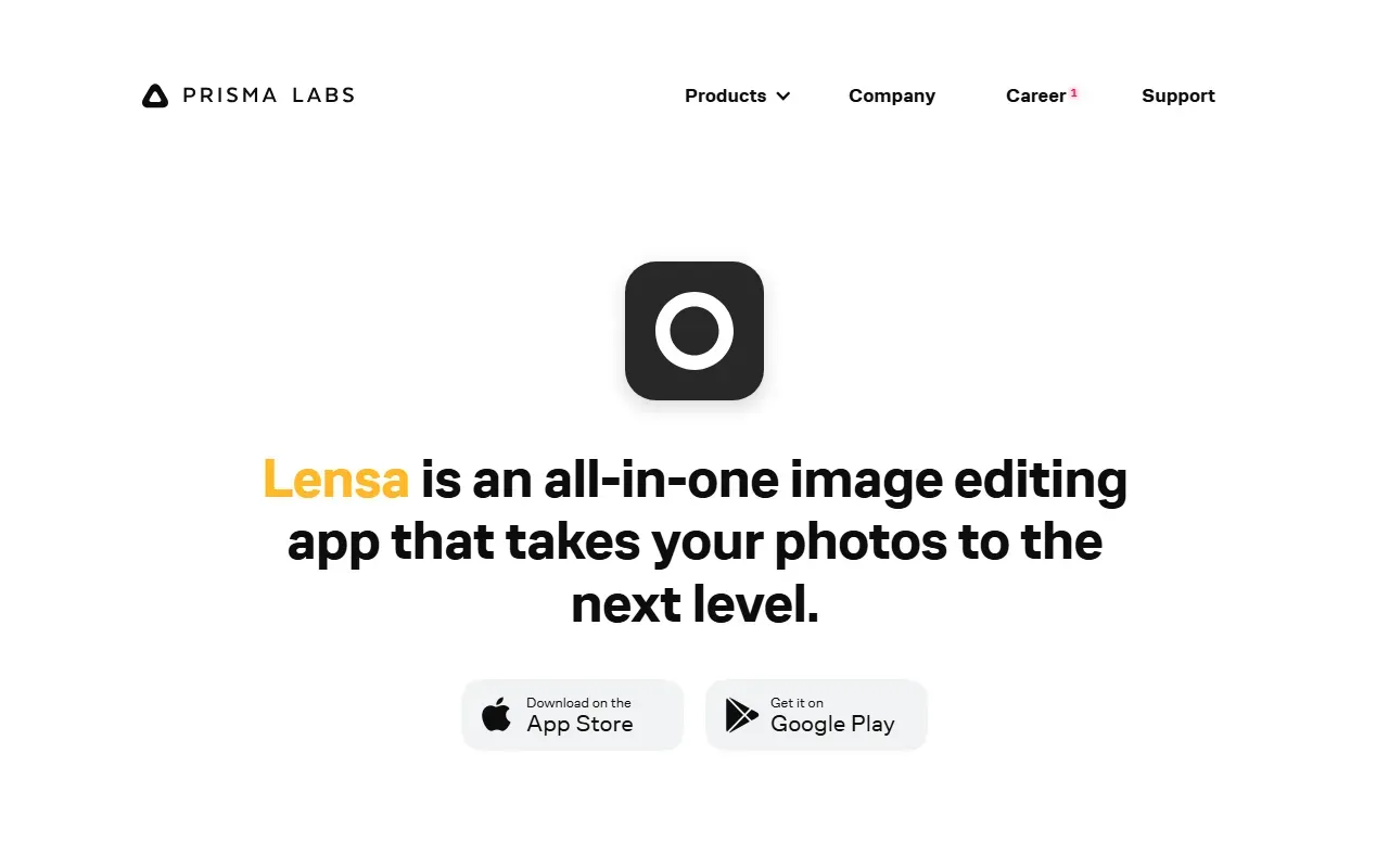 Lensa 截图