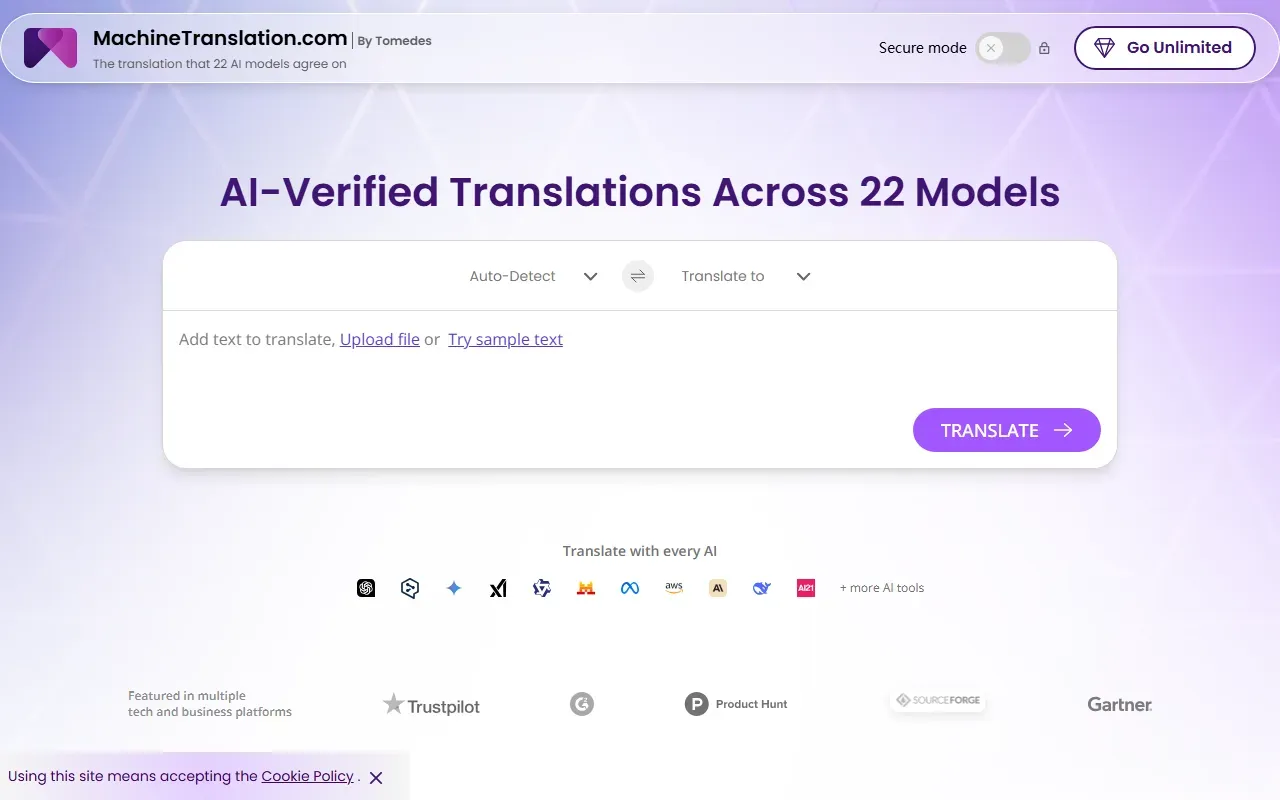 Machinetranslation 截图